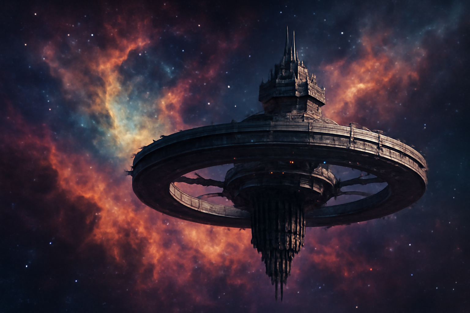 Sci-fi space station